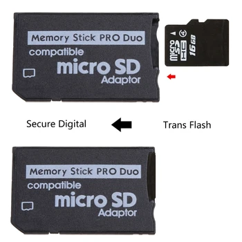 Micro SD SDHC TF para o Stick de Memória MS Pro Duo PSP Conversor Adaptador de Cartão de Novo Atacado