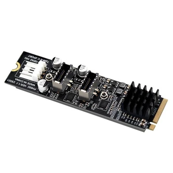 M. 2 PCIE Para USB3.0 TIPO-E TIPO-C Placa de Expansão M. 2 Pcie Para USB3 de TIPO a E de TIPO E Placa de Expansão