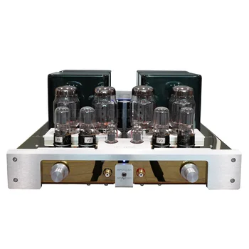 YAQIN MC-100B do Tubo de Vácuo do Amplificador de Potência Pura /TR KT88 X 4; SG 6n8p X 4 válvula 12ax7 E 2 X 45W+45W 110-240v 50/60hz