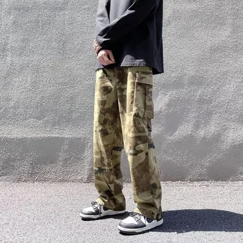 Zeeshant Homens De Moda Streetwear Casual Camuflagem Jogger Calças Táticas Calças Militares De Carga De Roupas