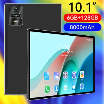 Versão Global da Tabuleta de WiFi Novo Tablet Android 13 6G+128GB PC de 10,1 Polegadas Dual SIM Card Tablet 5G de Telefone de Chamada de GPS Bluetooth Presentes