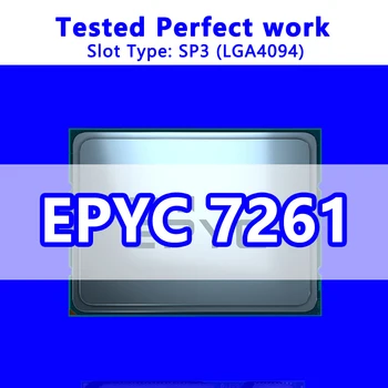EPYC 7261 processador 8C/16T 64M de cache L3 2.50 GHz SP3 (LGA4094) para a placa-mãe do servidor System on Chip (SoC) PS7261BEV8RAFS Zen
