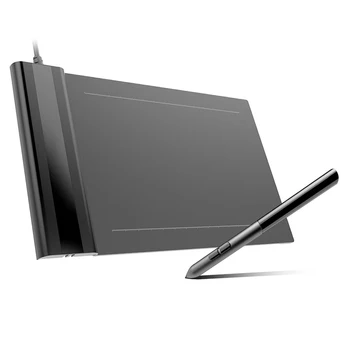 VEIKK S640 Gráficos Digitais, Tablet de Desenho com 8192 Níveis de Pressão Passiva Caneta 5080 LPI Um Toque de Borracha Pintados à Mão Tablet
