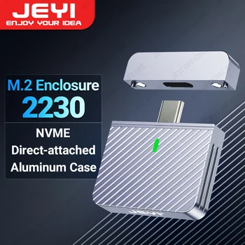 JEYI 2230 M. 2 NVMe Direct-anexar SSD Gabinete, USB 3.2 10Gbps Na linha de Alumínio Unidade de Estado Sólido Com Ímã de Protecção de Caso