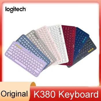 Logitech K380 Multi-dispositivo sem Fio Bluetooth Teclado Portátil Ultra-fino Teclados Para Windows Mac Chrome, IOS, Android
