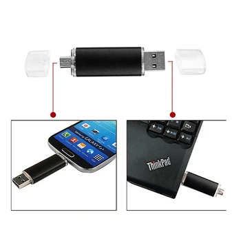 128GB 64GB 32GB USB de UM Pendrive de Alta Velocidade Unidade Flash USB OTG Pen Drive de 2 em 1 USB OTG USB Flash Drive