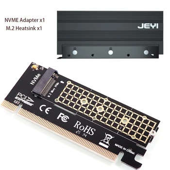 M. 2 NVMe SSD NGFF Para PCIE X4 Cartão Conversor de Tecla M Multiplicador PCI Express 3.0 4X 2230-2280 M2 Placa de Alumínio com Dissipador de calor