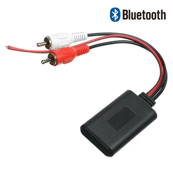 Carro sem Fios Bluetooth Módulo Receptor AUX Adaptador de Música Estéreo de Áudio do Receptor Para 2RCA Interface de Veículos