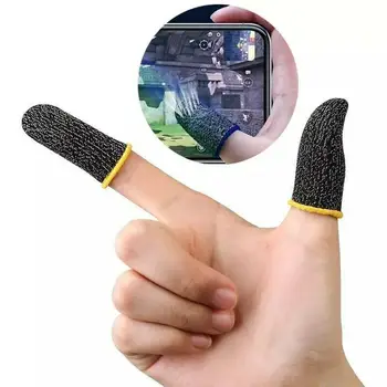 1 Par De Super Fino Jogos De Dedo De Luva Respirável, Dedos Para Pubg Jogos Para Celular Touch Screen