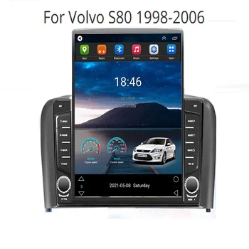5GLTE +wi-FI Android 12 Para a VOLVO S80 1998-2006 Tesla Tipo auto-Rádio Multimédia Player de Vídeo de Navegação GPS