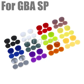 100sets Para GBA SP Parafuso de Substituição Pó Plug Tampa de Borracha Para Gameboy Advance SP Shell de Habitação