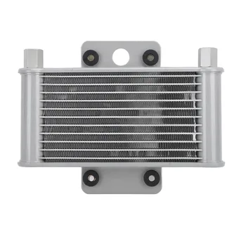Transmissão de Óleo radiador de Alumínio Reduzir o Desgaste do Motor Eficiente do líquido de Arrefecimento do Motor Radiador Durável para Motos de 50cc-250cc