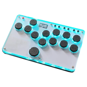Slim Dedo Joystick Completo Botão Arcade De Luta Controlador, Como Mostrado Acrílico Para Favorito Jogo De Arcade