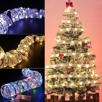 2M Árvore de Natal da Fita Seqüência de Luzes Fácil De Instalar Fio de Cobre de Arcos de Fadas Seqüências de Luzes Adequados para Casamentos de Ano Novo