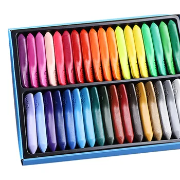1 Conjunto de Desenho Suave e Confortável Aderência Giz de Cera Prática de Dupla cabeça-de-Uso de Pintura a Lápis de cor para as Crianças Ferramentas de Pintura da Escola de Abastecimento