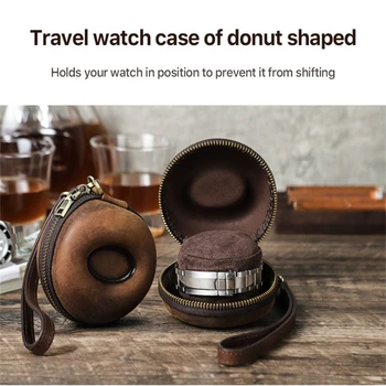 Pequeno Watch Watch Caixa Caixa De Viagem Se Encaixa Homens E Mulheres Relógios De Pulso & SmartWatches