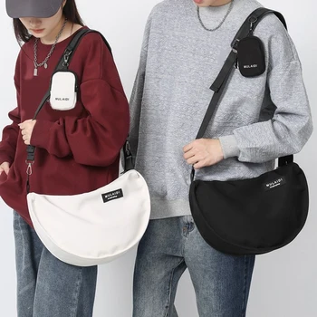 Japonês Casual Nylon Vagabundos Saco Crossbody para as Mulheres Designer Sacos de Ombro, Grande Capacidade de Tote Senhora de Viagem Shopper Bag Feminino