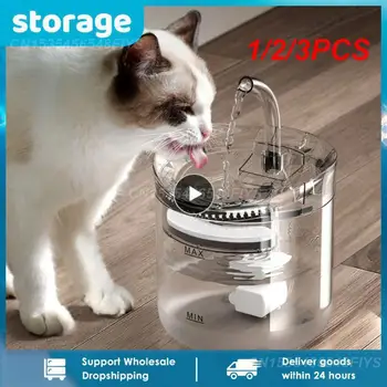 1/2/3PCS Gato Fonte de Água Automático Pet, Dispenser de Água Pet Smart Bebedor Para Gatos Sensor de Auto Gato bebedouro