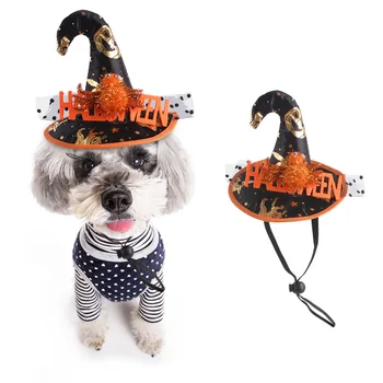 Animal de estimação Chapéu Engraçado Halloween Gatos Cães Headwear de Festa Cosplay do Traje inglês