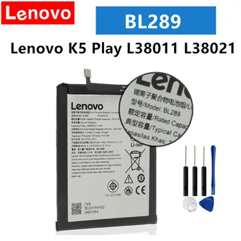 Original Lenovo BL289 Baterai 3030MAh untuk Baterai Ponsel Lenovo K5 Jogar L38011 L38021 + Free Tools
