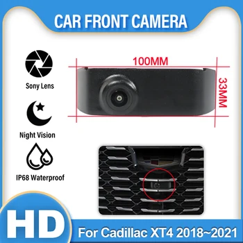 HD CCD do Carro 1080P Grade Frontal, Câmera de Visão Para o Cadillac XT4 2018 2019 2020 2021 Estacionamento Visão Noturna Impermeável Fisheye AHD