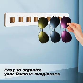 Casa dos Óculos de sol do Quadro Fácil de instalar Durável Suporte de Óculos Para o Lar