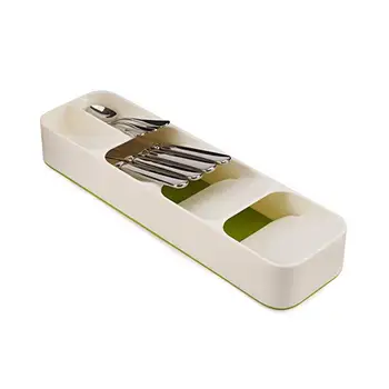Multifuncional garfo e faca compartimento de armazenamento de caixa de utensílios de mesa colher caixa de partição organizador cozinha gaveta bandeja de armazenamento