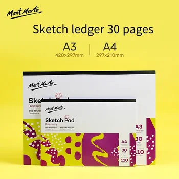 A4/A3 Cadernos de Desenho Adesivo de Caderno com Espessamento 110G Papel do Aluno Sketch Book Escrito Almofadas