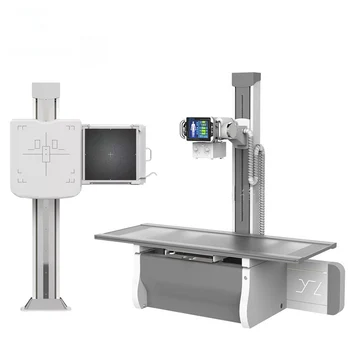 YSX800D digital máquina de raio x Médico 65KW 800mA Radiologia DR. Digital de Raios X Máquina Detector de Painel Plano X-ray