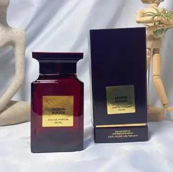 TF01high os homens da qualidade de Tom de perfume ford jasmin rouge mulheres sabor natural florais de longa duração, com atomizador de fragrâncias para homens
