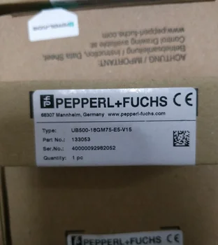 1PCS PEPPERL+FUCHS Novas Originais Genuínas Sensor Ultra-sônico UB500-18GM75-E5-V15