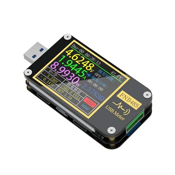FNB48S USB Capacitância Testador de Corrente Medidor de Energia do Monitor de Detecção do Analisador de Ferramentas de Teste Sem Bluetooth