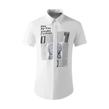 Alta Qualidade de Jóias de Luxo de Verão Simples de Manga Curta T-Shirt Para Homens de Fino Algodão de moda Masculina em Branco T-Shirt do Polo Camisa dos Homens