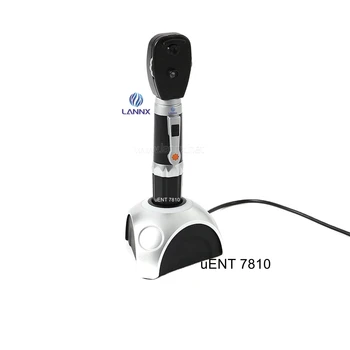 LANNX uente 7810 Bolso Oftalmoscópio Otoscópio Conjunto Duplo de Diagnóstico Médico de instrumento profissional de ouvido 