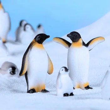 Artificial Penguin Iceberg Urso Polar De Fadas Jardim Em Miniatura Figuras De Brinquedos Terrário Artesanato Para Casa De Carro Da Área De Trabalho De Decoração De Modelo