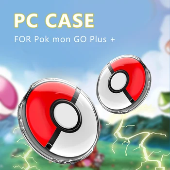 Completo caixa Protetora de Silicone/PC Capa de Proteção com Alça de Mão Impermeável, à prova de Choque Acessórios Inteligentes para o Pokemon IR Mais +