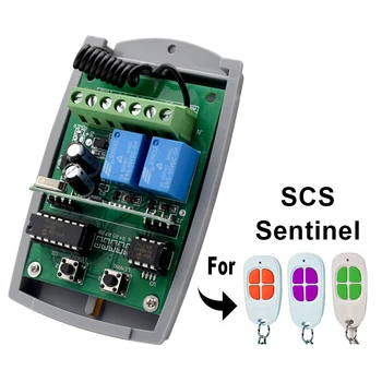 SCS SENTINELA 433.92 MHz Porta de Garagem Receptor de Controle Remoto DC 12V 24V 2CH Receptor, ligue