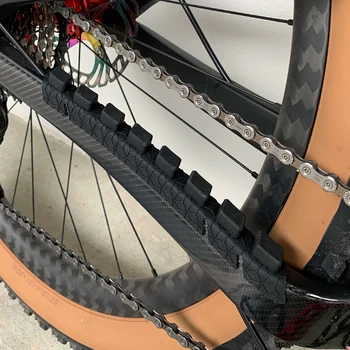 ENLEE 3D Protetor de Corrente de Bicicleta MTB Bicicleta de Estrada Protetor de Quadro Resistente