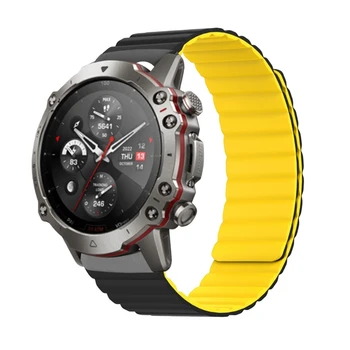 para Amazfit Falcon Smartwatch Pulseira de Silicone Ajustável Magnético Bandas Correia W3JD