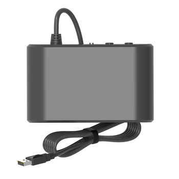 N64 Controlador de Adaptador de 2 Portas USB Wireless Adaptador Sem Lag sem Fio USB Controlador de Adaptador de Plug and Play para a opção/OLED Modelo