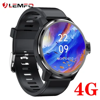 LEMFO 1050mAh GPS wi-Fi smart relógios para homens, mulheres 4GB de 64GB LEMP Smartwatch Cartão SIM Quad Core Dual Câmeras de 5MP 1.6