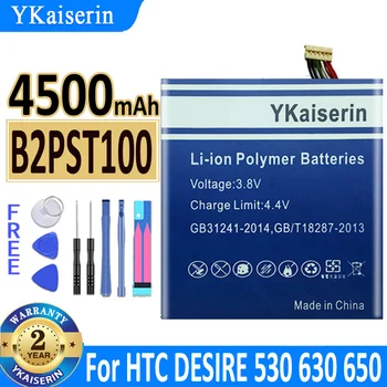 YKaiserin Bateria Para HTC Desire 628 630 650 530 D530U B2PST100 Pilhas de 4500mAh + Ferramentas + número de Rastreamento