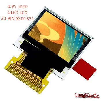 Grande Demanda De 0,95 Cor da Polegada HD OLED Tela de LCD de 96x64 Apresentar SSD1331 SPI Série 23PIN Eletrônica