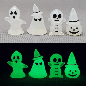 Bonito Jardim Luminosa Fantasma Em Miniatura, Bonecos De Fadas Boneca Que Brilham No Escuro, Micro Paisagem Gnomos Mini Árvore De Elfos Fantasma