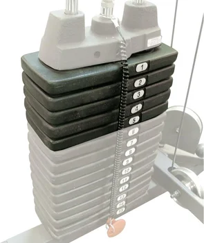 Libra Peso da Pilha Adicionar No Kit (SP50), Powerline Home Gym Máquina, Equipamento, Máquina de Cabos Add-On Pesos Conjunto Inclui 5 Elenco Iro