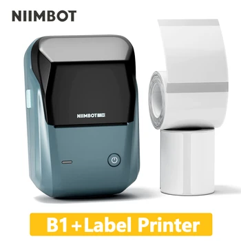 Niimbot B1 Portátil Mini Impressora Térmica Para Etiquetas Inkless Térmica Adesiva Para Impressora De Etiquetas Para Móveis De Máquinas De Etiquetas Máquina De Adesivo