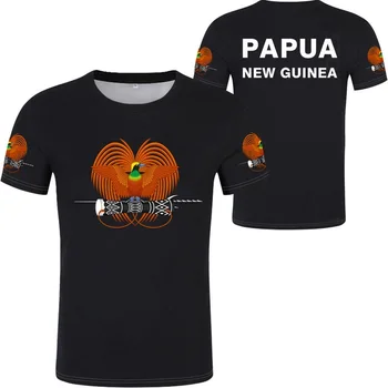 PAPUA NOVA GUINÉ Bandeira 3D Print T-Shirt Mulheres Homens Verão O-neck Manga Curta Engraçado Camiseta Graphic Tees de Streetwear de Futebol Jersey