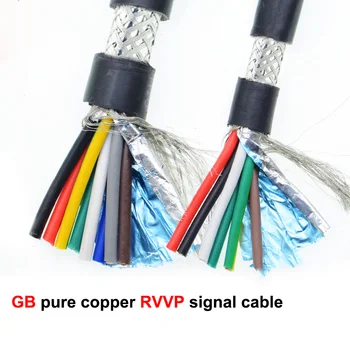 GB de cobre, 6-core de blindagem de sinal de linha, RVVP 6*de 0,3 mm2 (100m por rolo)