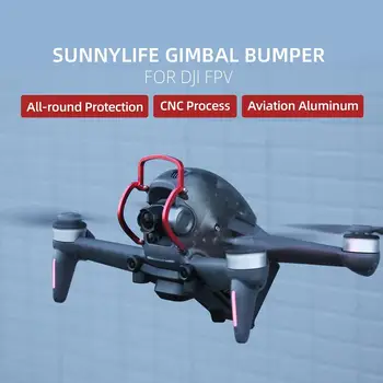 Drone Cardan Lente de pára-choque para DJI FPV de Combinação Superior de Proteção de Câmera de Proteção Bares