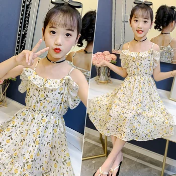 O coreano Roupas para Crianças De 2023 Verão Vestido de Festa da Moda para Crianças, Roupas de Venda Quente de Uma peça Vestido de Criança Vestidos da Menina